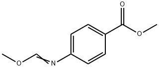 Benzoic acid, 4-[(methoxymethylene)amino]-, methyl ester (9CI) 结构式