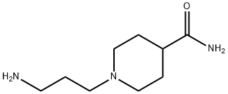 1-(3-氨基丙基)-4-哌啶甲酰胺, 4608-79-1, 结构式