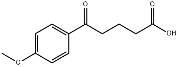 5-(4-メトキシフェニル)-5-オキソペンタン酸 化学構造式