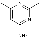 4-氨基-2,6-二甲基嘧啶 结构式