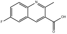 6-FLUORO-2-METHYLQUINOLINE-3-CARBOXYLIC ACID Structure