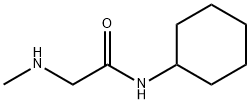 N-环己基-2-甲基氨基-乙酰胺, 46117-12-8, 结构式