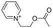 N-(beta-acetoxyethyl)pyridinium 结构式