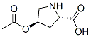 L-Proline, 4-(acetyloxy)-, (4R)- (9CI) Structure