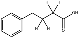氘代-4-苯基丁酸, 461391-24-2, 结构式