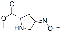 L-Proline, 4-(methoxyimino)-, methyl ester (9CI) 化学構造式