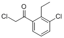 Ethanone, 2-chloro-1-(3-chloro-2-ethylphenyl)- (9CI),461435-89-2,结构式