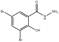 3,5-DIBROMO SALICYL HYDRAZIDE,46155-70-8,结构式