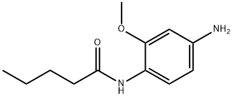 N-(4-amino-2-methoxyphenyl)pentanamide 化学構造式