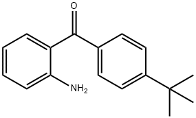 (2-氨基苯基)-(4-叔丁基苯基)甲酮, 461694-82-6, 结构式