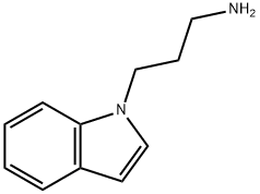 3-(1H-INDOL-1-YL)PROPAN-1-AMINE HYDROCHLORIDE, 46170-17-6, 结构式