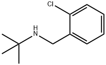 N-(2-氯苄基)叔丁基胺,46190-12-9,结构式