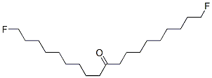 1,19-ジフルオロノナデカン-10-オン 化学構造式