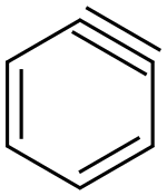 cyclohexa-1,3-dien-5-yne 结构式