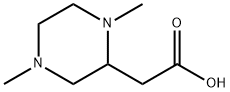 2-(1,4-二甲基哌嗪-2-基)乙酸, 462068-51-5, 结构式