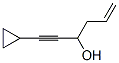 5-Hexen-1-yn-3-ol, 1-cyclopropyl- (9CI) 结构式