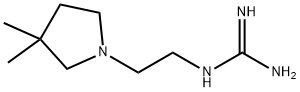 1-[2-(3,3-Dimethylpyrrolizino)ethyl]guanidine Structure