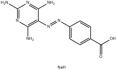 p-[(2,4,6-Triaminopyrimidin-5-yl)azo]benzoic acid sodium salt|