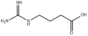 4-胍基丁酸,463-00-3,结构式