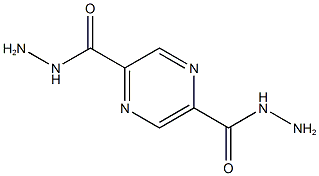 吡嗪-2,5-二卡巴肼, 46321-76-0, 结构式
