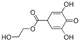 2,5-Cyclohexadiene-1-carboxylic acid, 3,5-dihydroxy-4-oxo-, 2-hydroxyethyl ester (9CI),463301-80-6,结构式