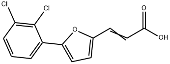 3-[5-(2,3-DICHLORO-PHENYL)-FURAN-2-YL]-ACRYLIC ACID Structure