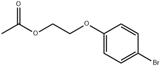 酢酸2-(4-ブロモフェノキシ)エチル 化学構造式