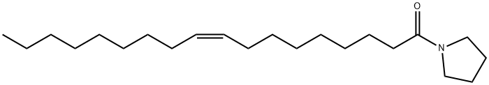 (Z)-1-Pyrrolizino-9-octadecene-1-one 结构式