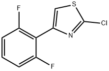 2-CHLORO-4-(2,6-DIFLUOROPHENYL)THIAZOLE 结构式