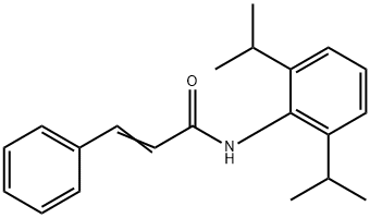 N-(2,6-diisopropylphenyl)-3-phenylacrylamide 化学構造式