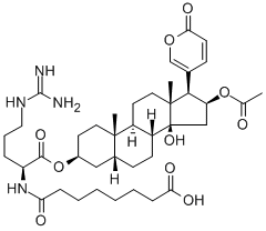 bufotoxin, 464-81-3, 结构式