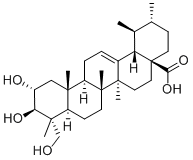 Asiatic acid Struktur