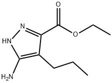 1H-Pyrazole-3-carboxylicacid,5-amino-4-propyl-,ethylester(9CI),464187-23-3,结构式