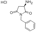 (R)-3-AMINO-1-BENZYLPYRROLIDINE-2,5-DIONE HYDROCHLORIDE,464217-10-5,结构式