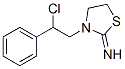 3-(2-CHLORO-2-PHENYLETHYL)-2-THIAZOLIDINIMINE 化学構造式