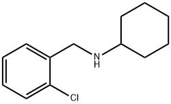 N-(2-Chlorobenzyl)cyclohexanamine 化学構造式