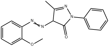 2,4-dihydro-4-[(2-methoxyphenyl)azo]-5-methyl-2-phenyl-3H-Pyrazol-3-one