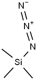 Azidotrimethylsilane Struktur
