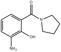 (3-amino-2-hydroxyphenyl)(pyrrolidin-1-yl)methanone Struktur