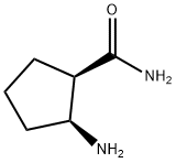 Cyclopentanecarboxamide, 2-amino-, (1R,2S)- (9CI) Structure