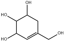4-Cyclohexene-1,2,3-triol, 5-(hydroxymethyl)- (9CI),464918-85-2,结构式