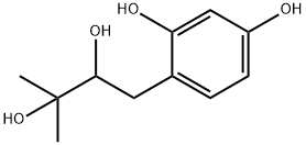 1,3-Benzenediol, 4-(2,3-dihydroxy-3-methylbutyl)- (9CI) Structure