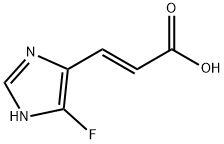 2-Propenoicacid,3-(5-fluoro-1H-imidazol-4-yl)-,(2E)-(9CI) Structure