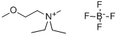 N,N-디에틸-N-메틸-N-(2-메톡시에틸)암모늄테트라플루오로붕산염