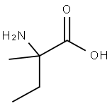2-AMINO-2-METHYLBUTYRIC ACID Struktur