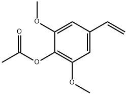 4-ACETOXY-3,5-DIMETHOXYSTYRENE Struktur
