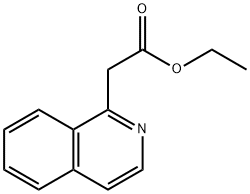 1-Isoquinolineacetic acid ethyl ester 化学構造式