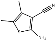 2-amino-4,5-dimethyl-thiophene-3-carbonitrile Structure