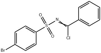 4-BROMO-N-(CHLORO-PHENYL-METHYLENE)-BENZENESULFONAMIDE Structure