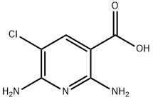 2,6-二氨基-5-氯烟酸,465513-33-1,结构式